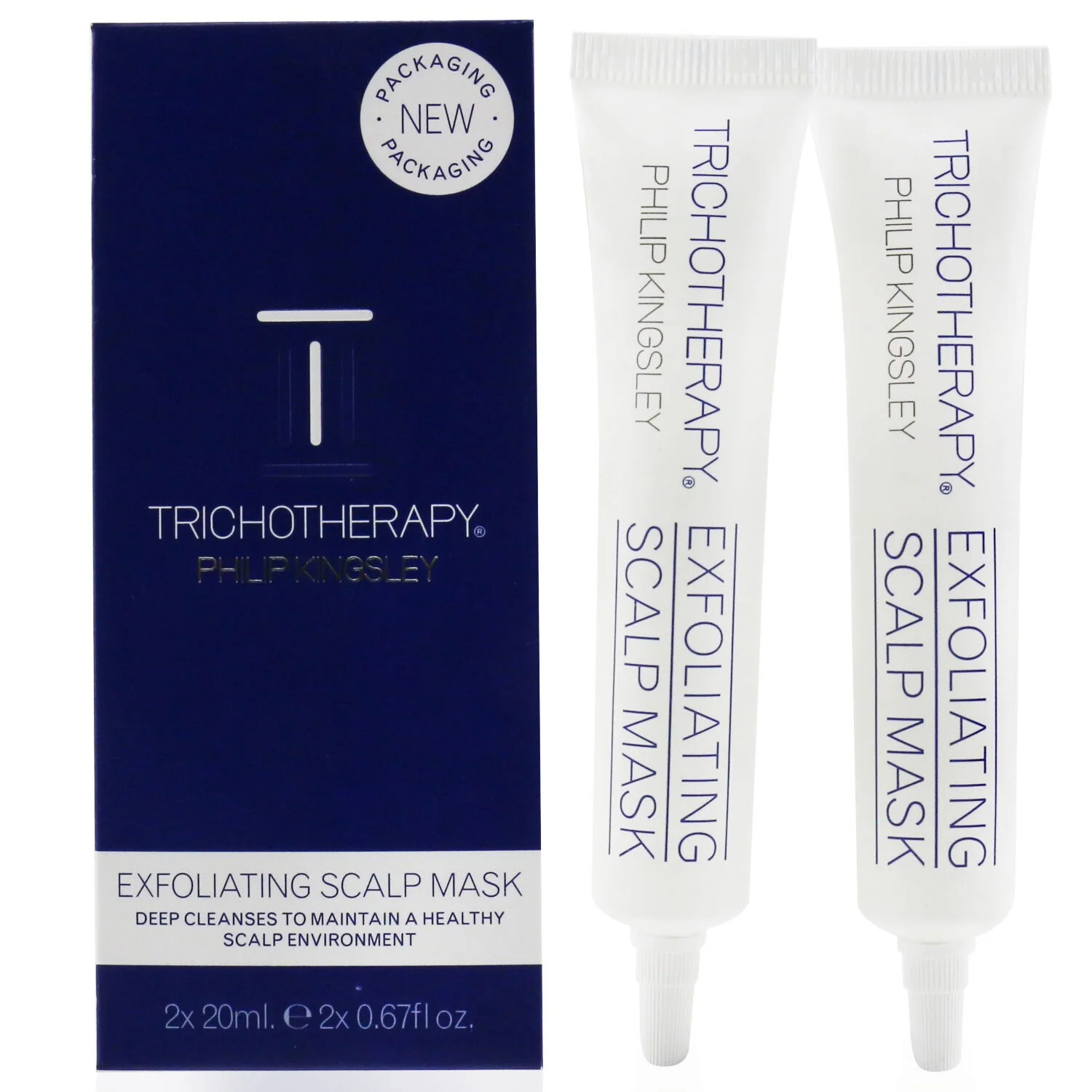 Philip Kingsley Trichotherapy Exfoliating Scalp Mask  2x20ml/0.67oz