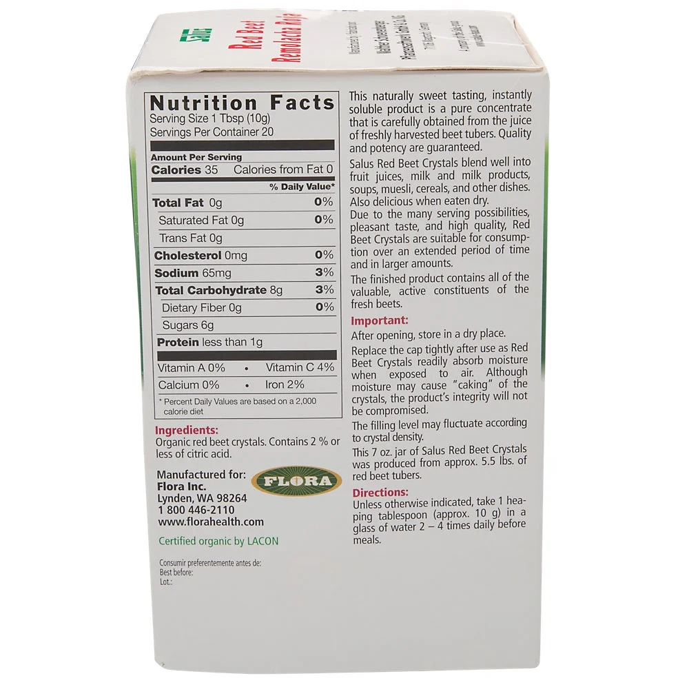 Gaia Herbs - Salus Red Beet Soluble Crystals - 7 oz.