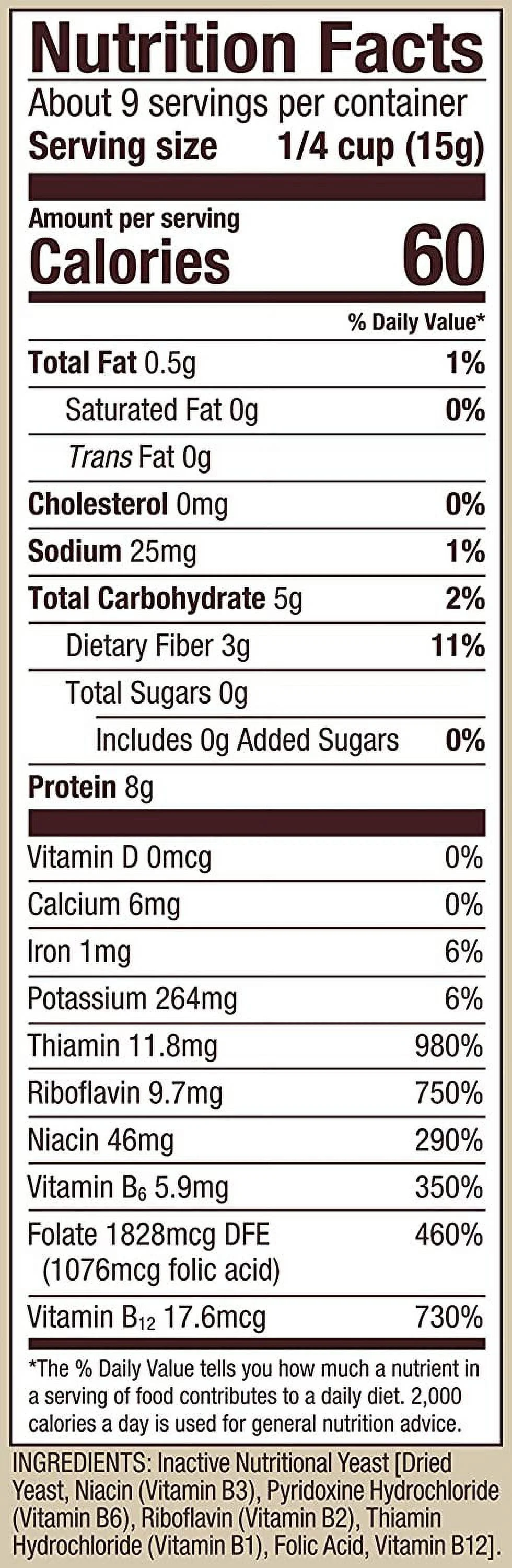 Bob's Red Mill Nutritional Yeast Large Flake Gluten Free 5 oz Pack of 2