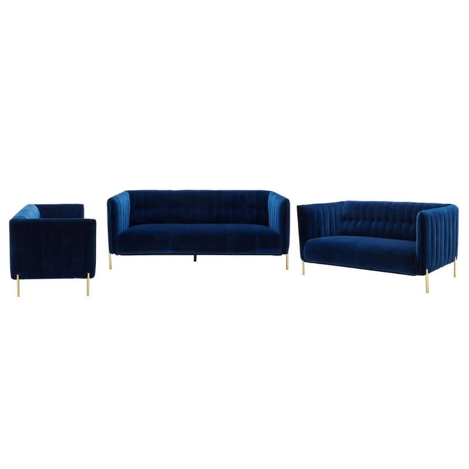 Deco 2-Piece Motion Living Room Set, Blue
