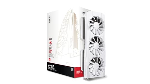 XFX Swift AMD Radeon RX 9060 XT OC White Gaming Edition with 8GB GDDR6 HDMI 2xDP, AMD RDNA 4 RX 9060XT RX-96TSW8GWQ