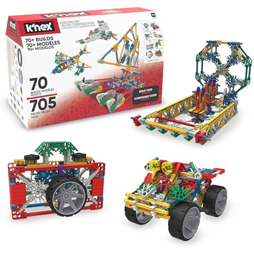 K'NEX - 70 Model Building Set‚ 705 Pieces, STEM Learning, Creative Play Set‚ Ages 7+