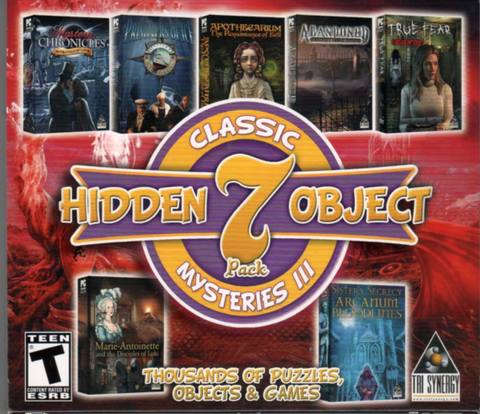Classic Mysteries III Hidden Object 7 Pack PC Game Tri Synergy