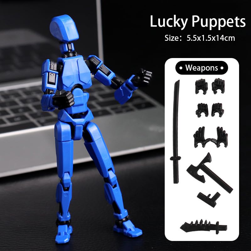 2025 New Assembly Completed-Titan 13 Action Figure,Dummy Robot 13 Action Figures Set,3D Printed Multi-Jointed Action Figures,Nova 13 Action Figure for Collectors Desktop Decorations (9pcs)