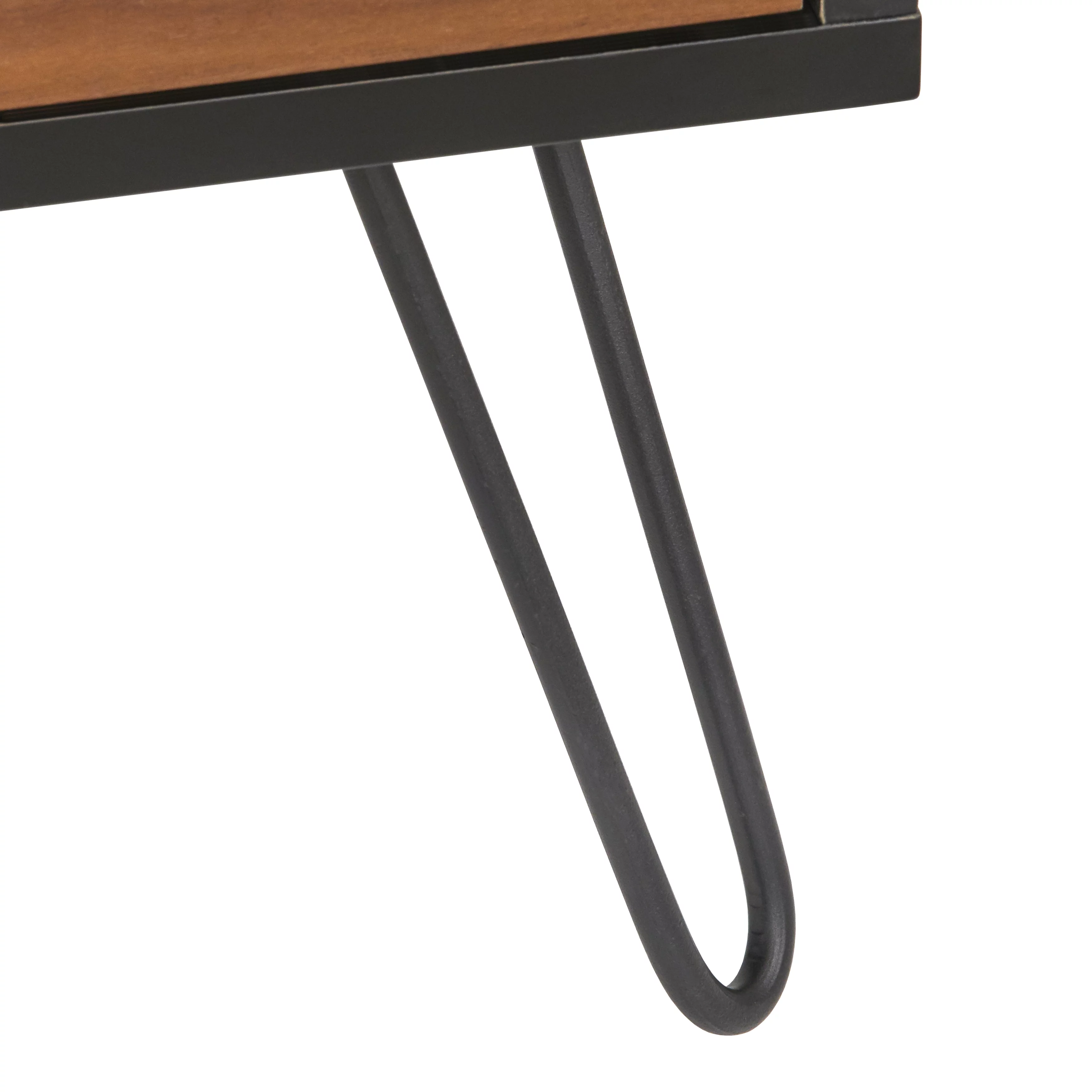 TMS Rodan 4-Drawer Chest, Walnut and Black