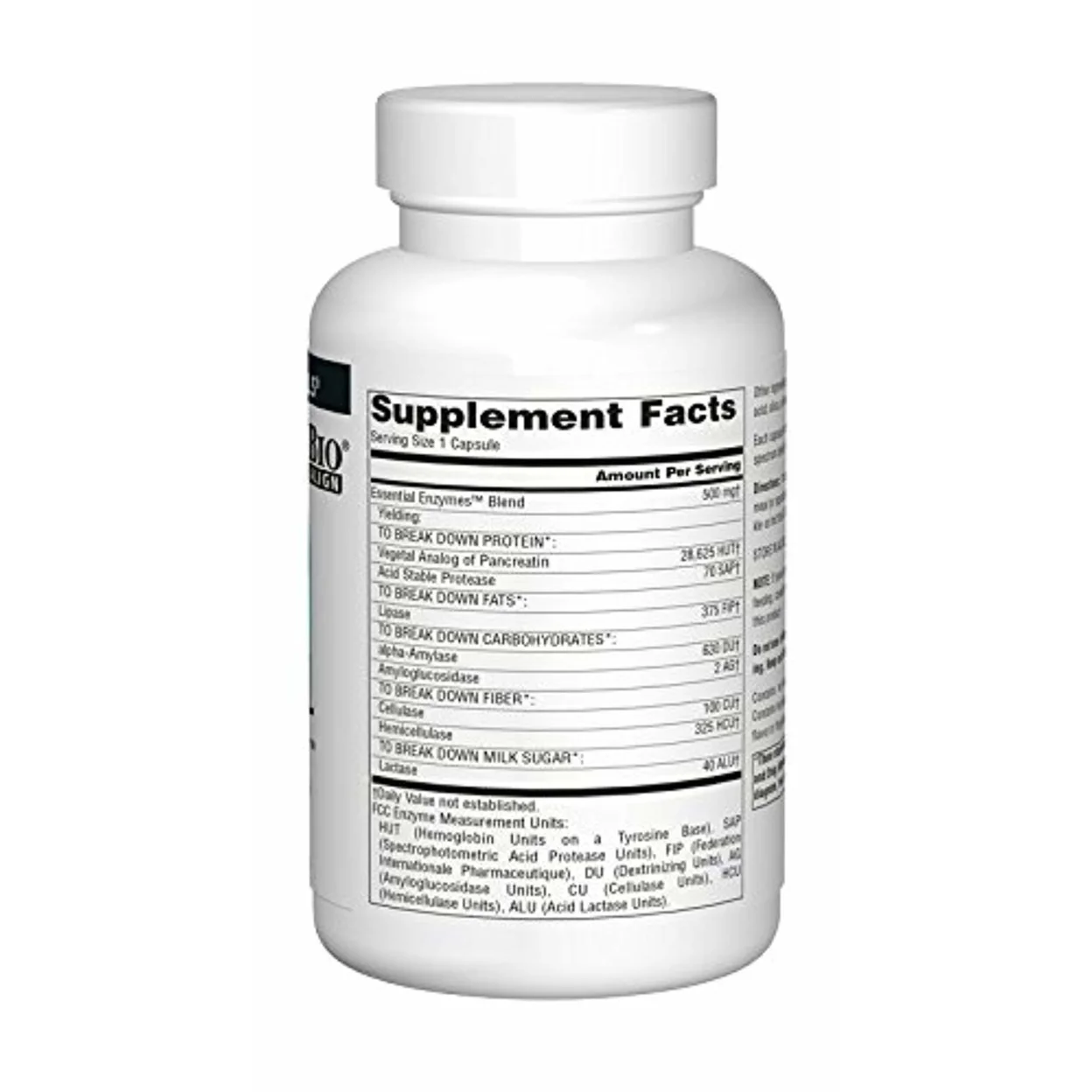 Source Naturals Daily Essential Enzymes, 500 mg, 240 Capsules