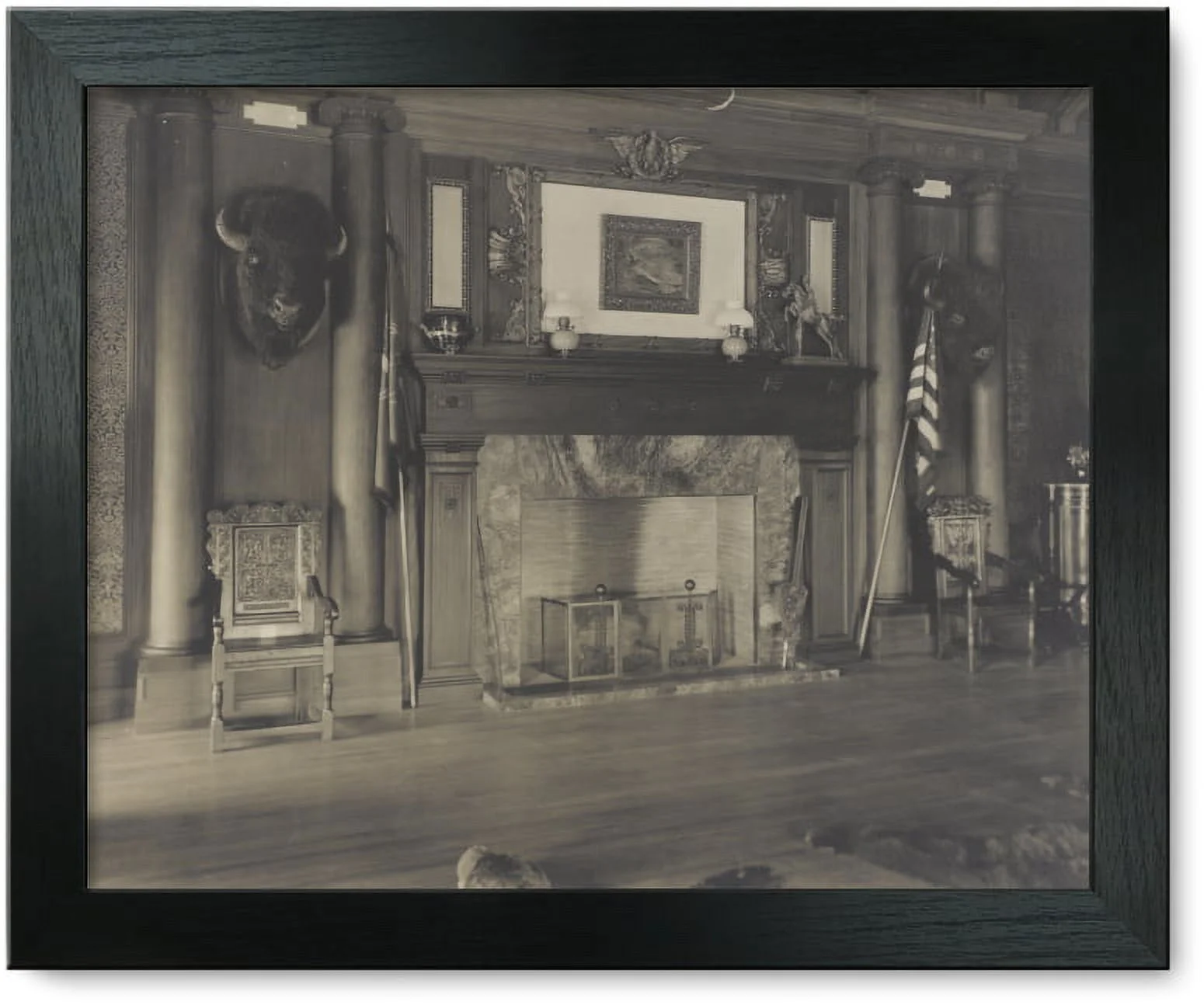 Framed Print: Sagamore Hill, View 1, President Roosevelt's Country Home