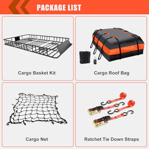 MeeFar Folding Hitch Mount Cargo Carrier Basket 60