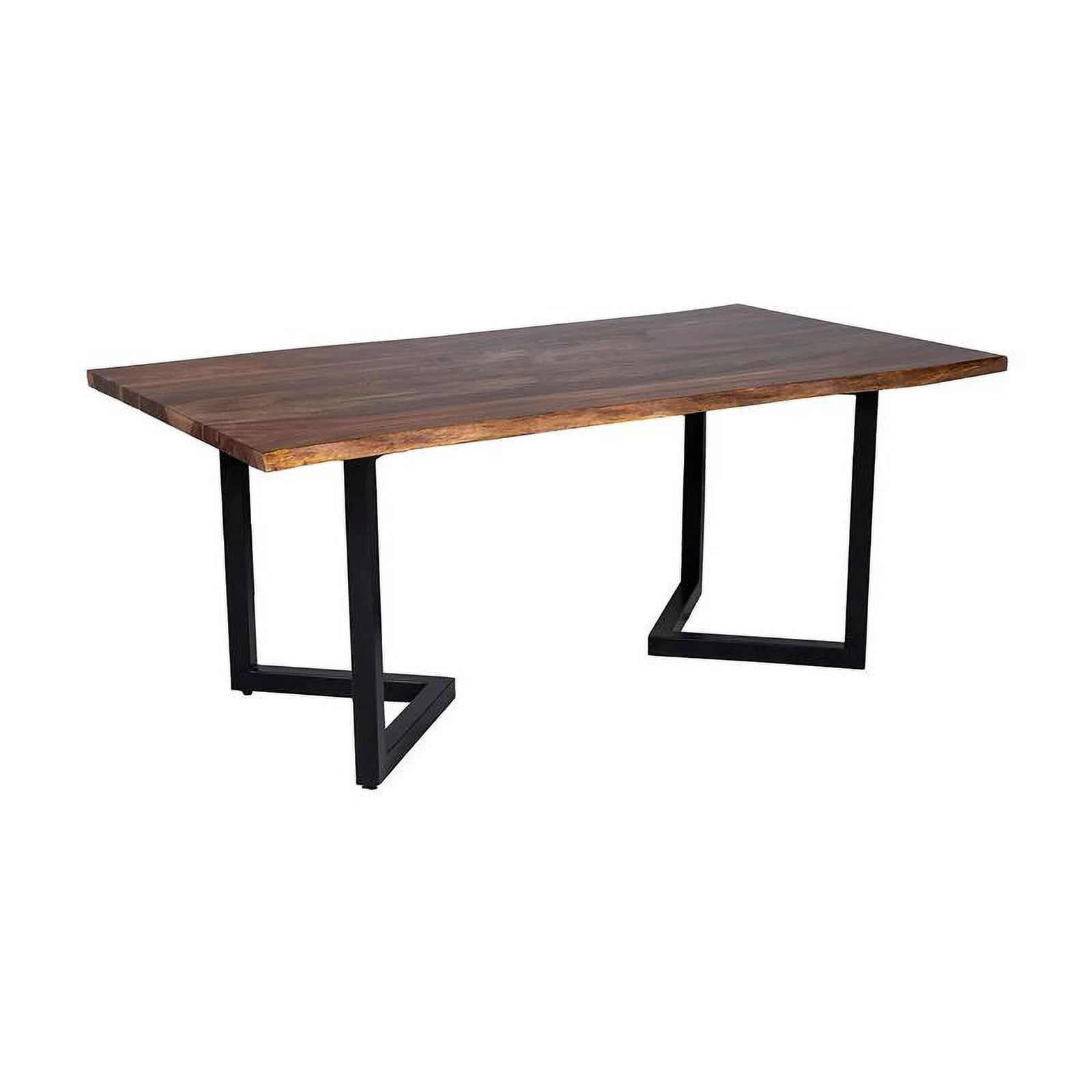 Hawthorne Collections Manzanita Solid Sheesham Wood Dining Table - Brown