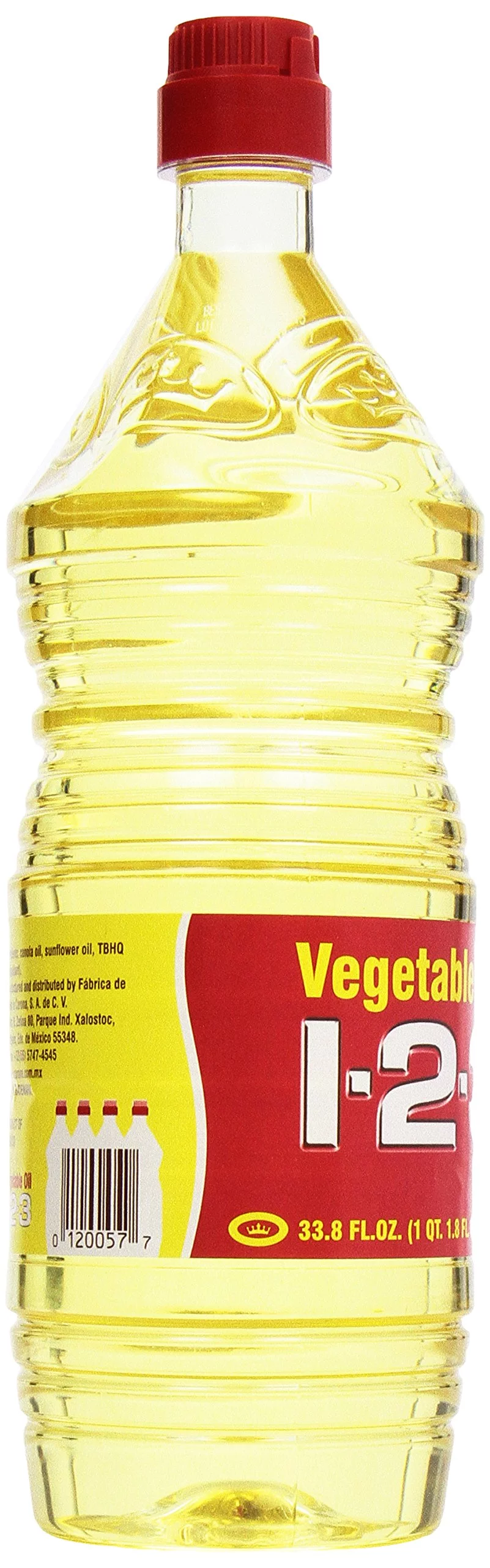 1-2-3 Vegetable Cooking Oil (Pack of 4)