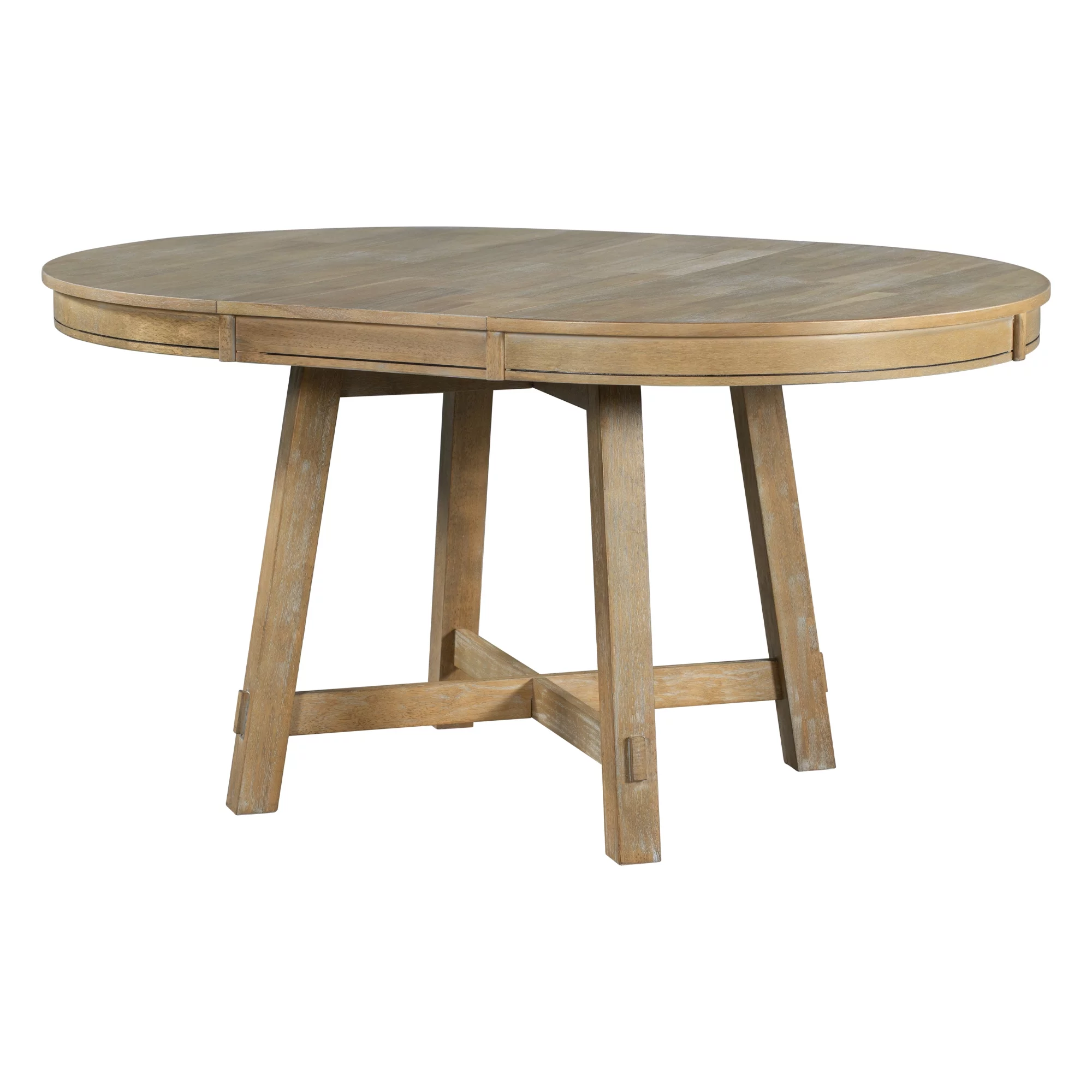 MAICOSY Farmhouse Round Extendable Dining Table 16
