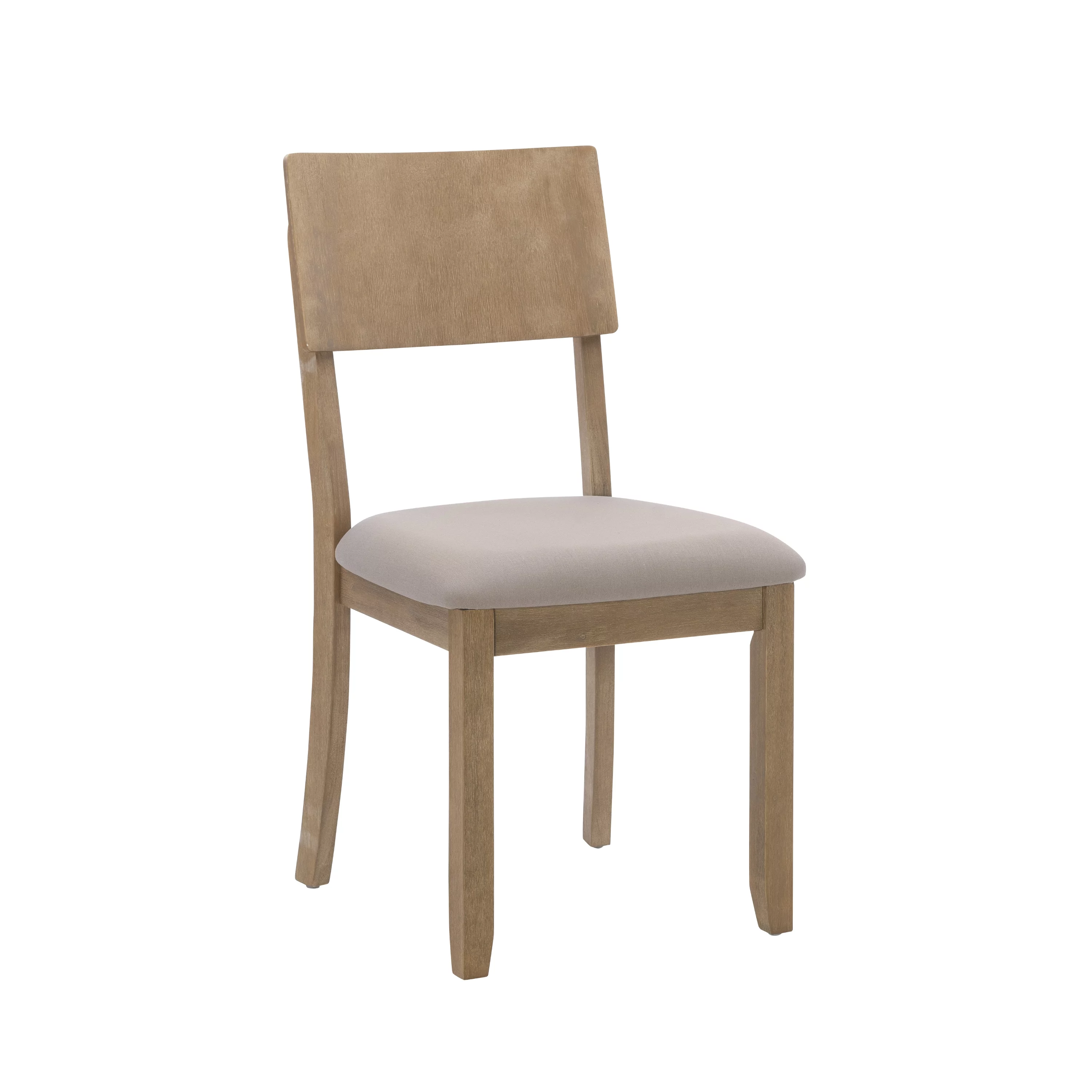 Linon Jamil Upholstered Dining Chair, Set of 2, Gray Wash