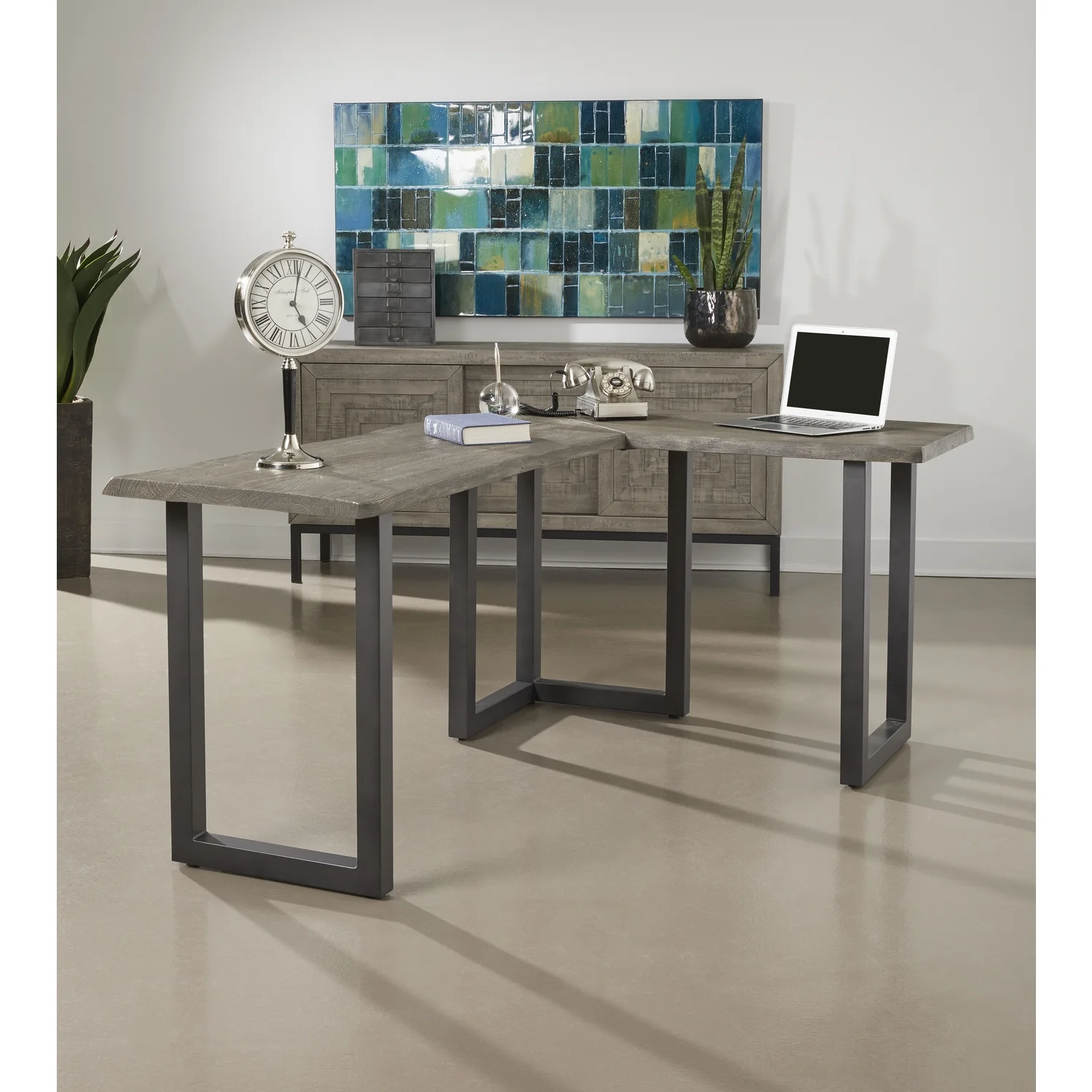 Coast to Coast L Shaped Writing Desk