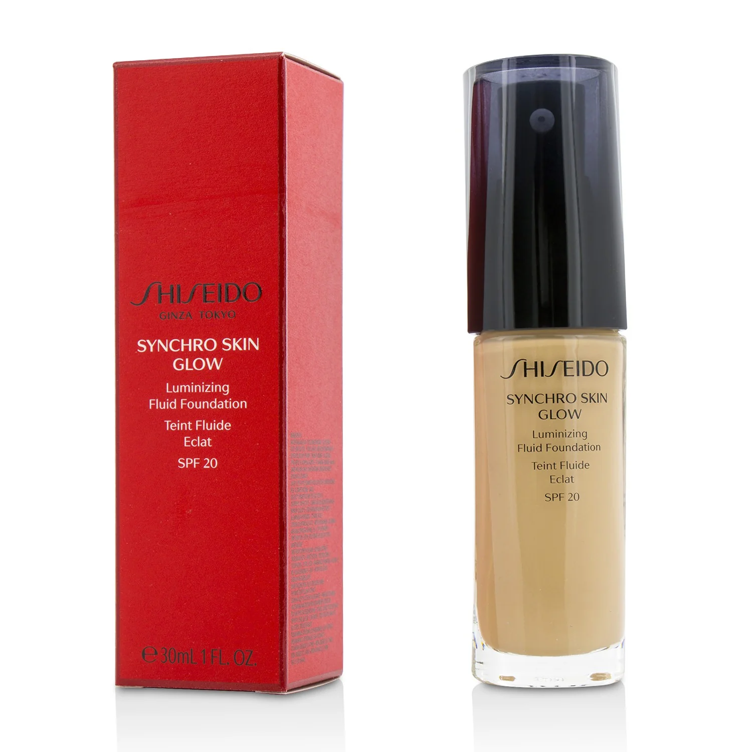 Shiseido Synchro Skin Glow Luminizing Fluid Foundation SPF 20 - # Neutral 2  30ml/1oz
