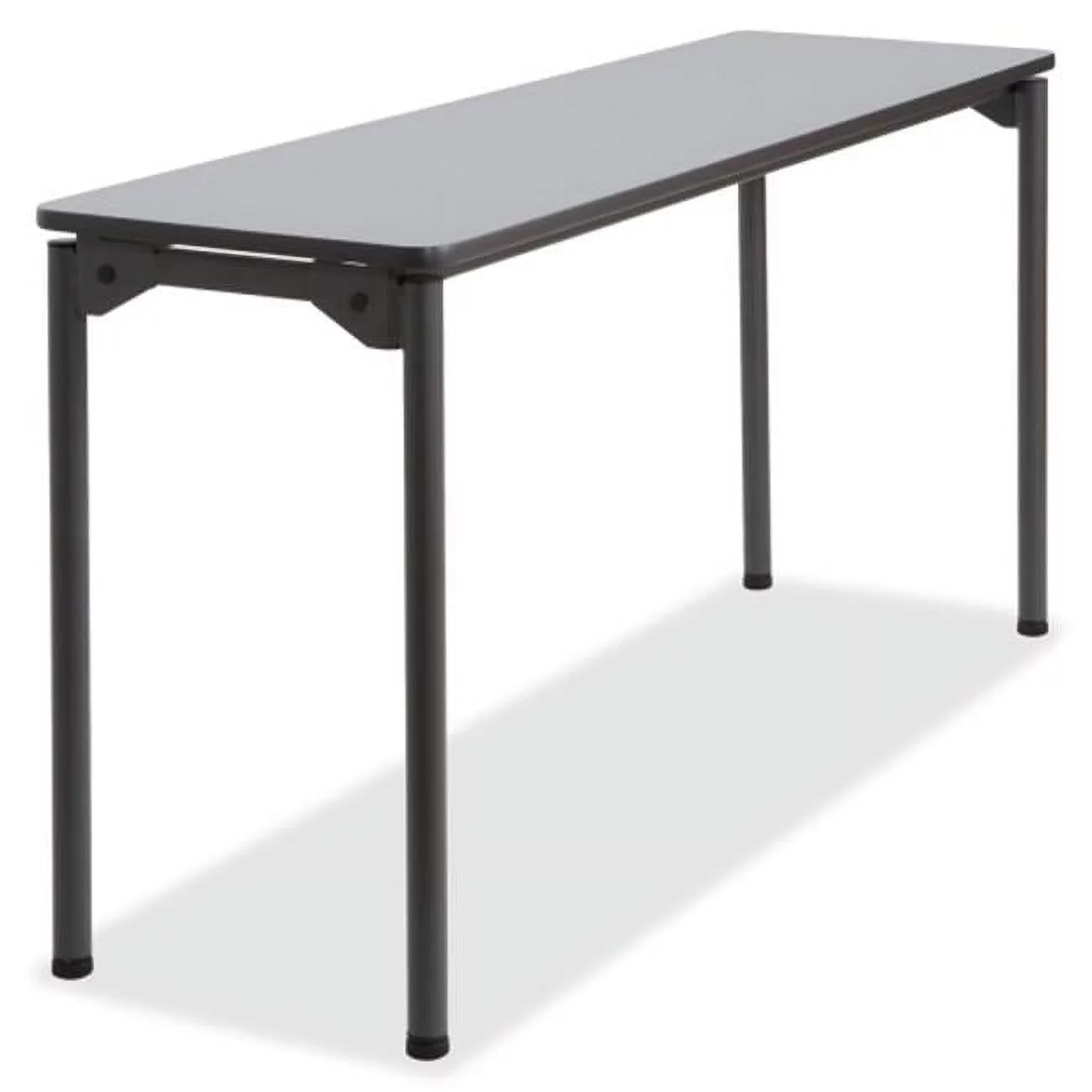 Wood Folding Table  18 in. x 60 in.  Gray