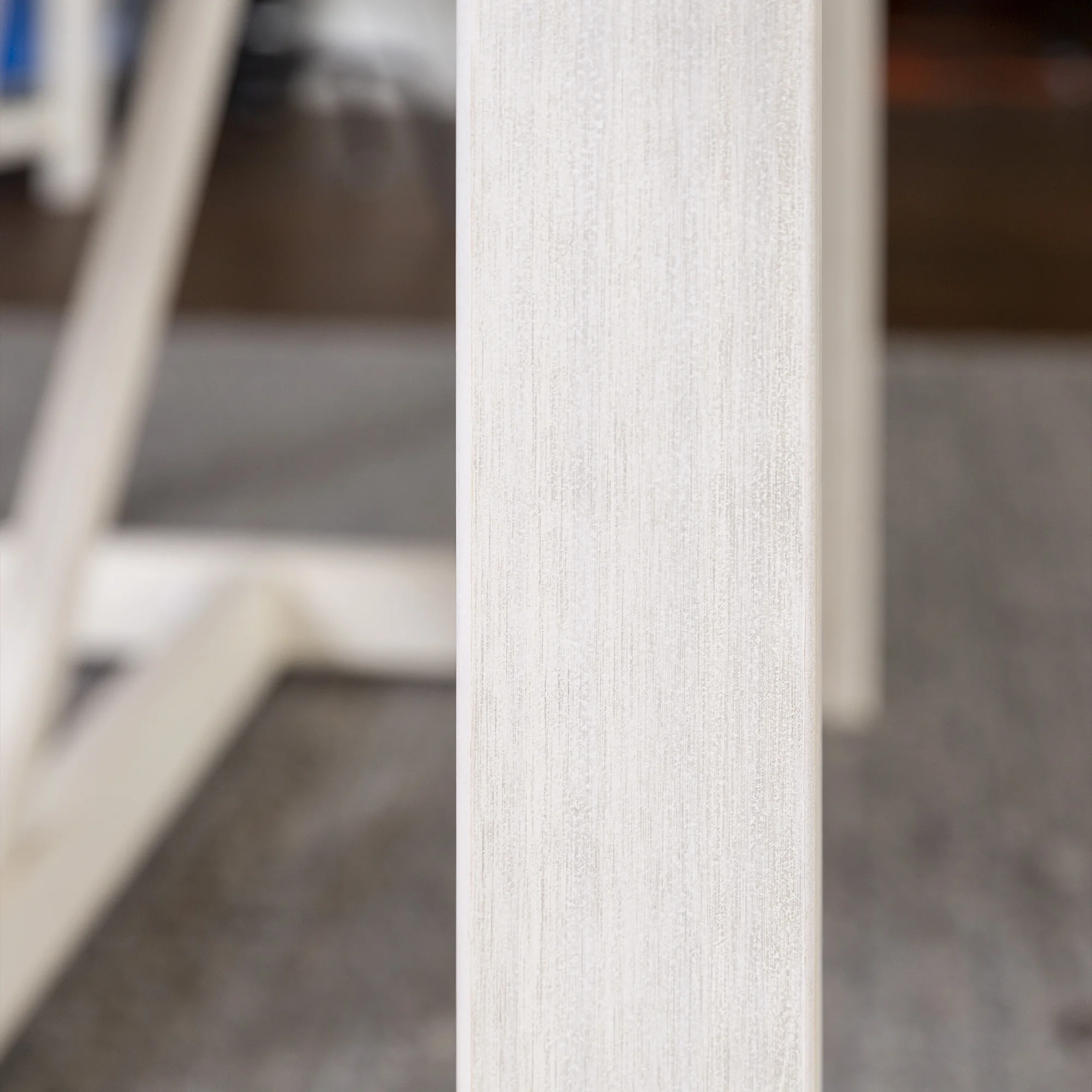 Walker Edison Modern Solid Wood Trestle Dining Table, Rustic Oak/White