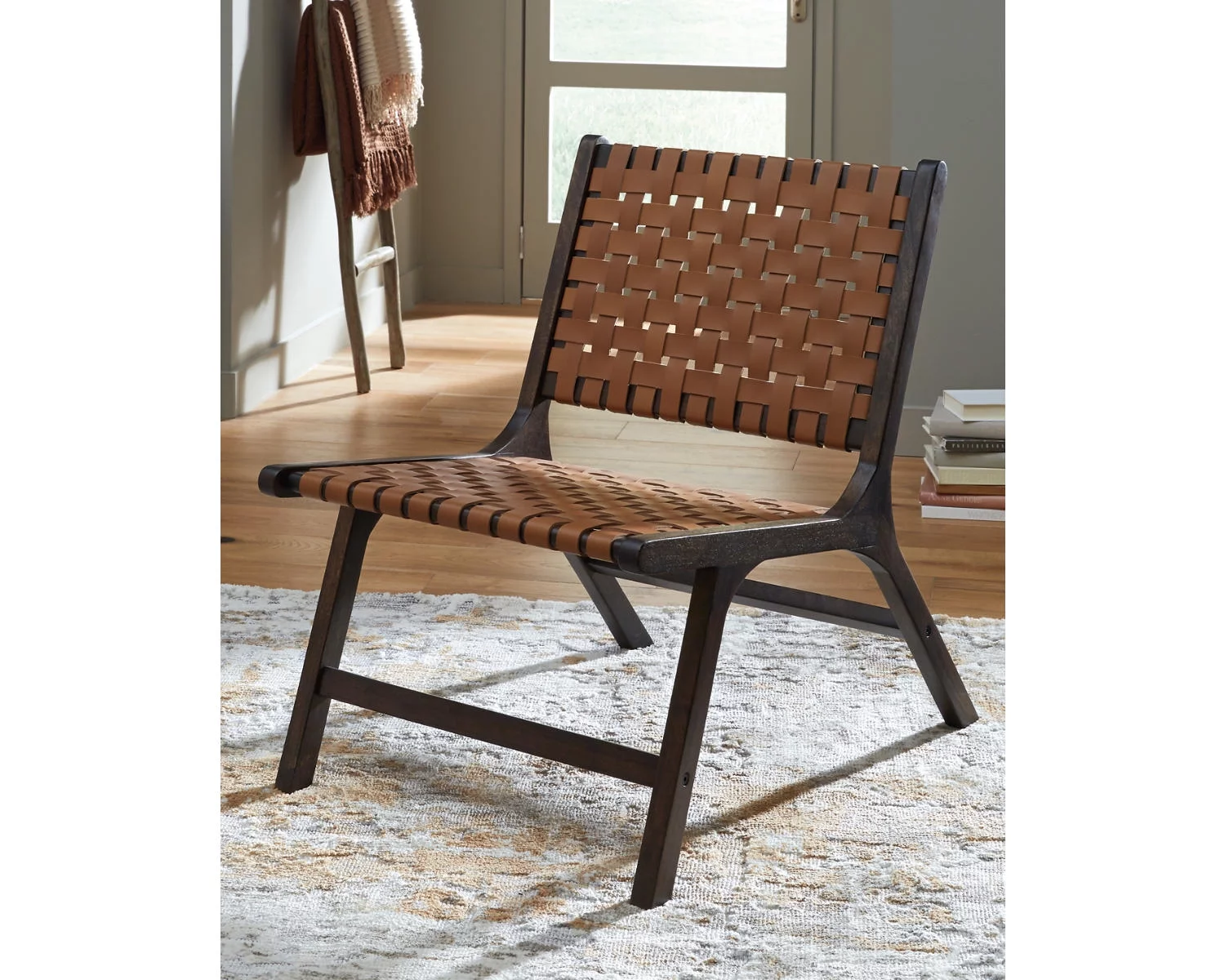 Signature Design by Ashley Contemporary Fayme Accent Chair  Camel