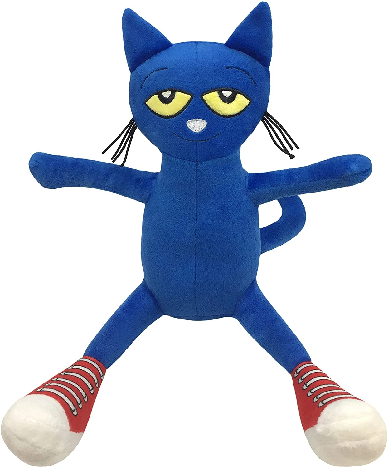 Pete The Cat Rock Out Mini Pillow Buddy and 46x60 inch Blue Throw Set, 100% Microfiber