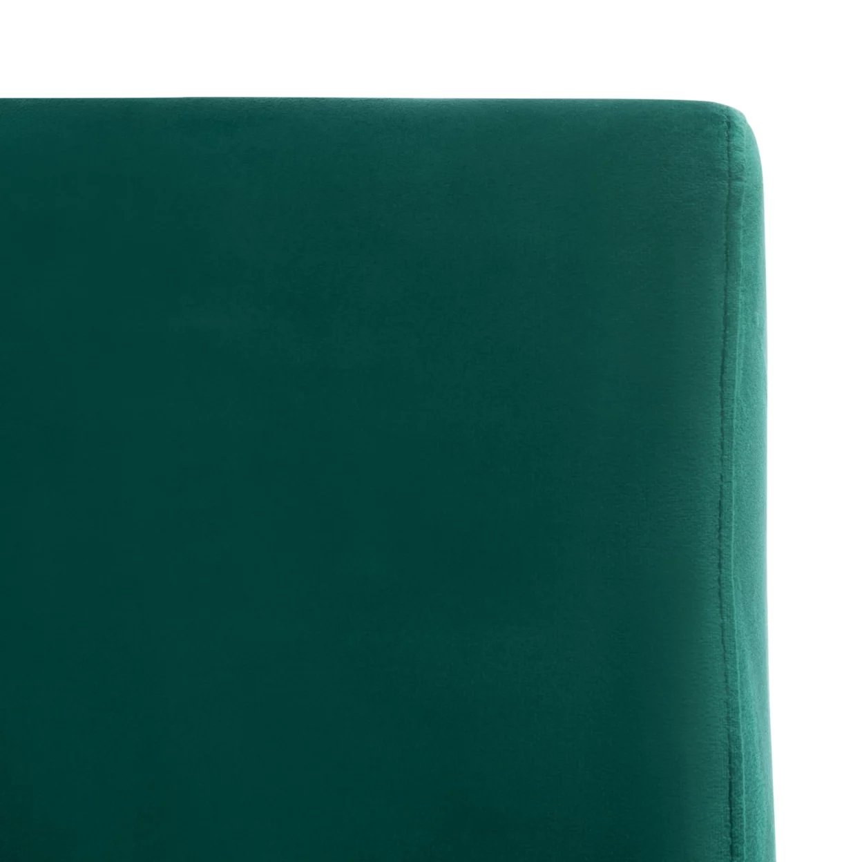 SAFAVIEH Fanlia Modern Glam Accent Side Chair, Emerald, Set of 2