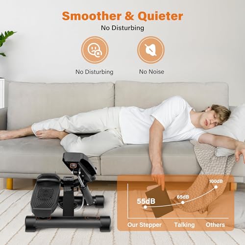 YSSOA Mini Stepper with Resistance Band