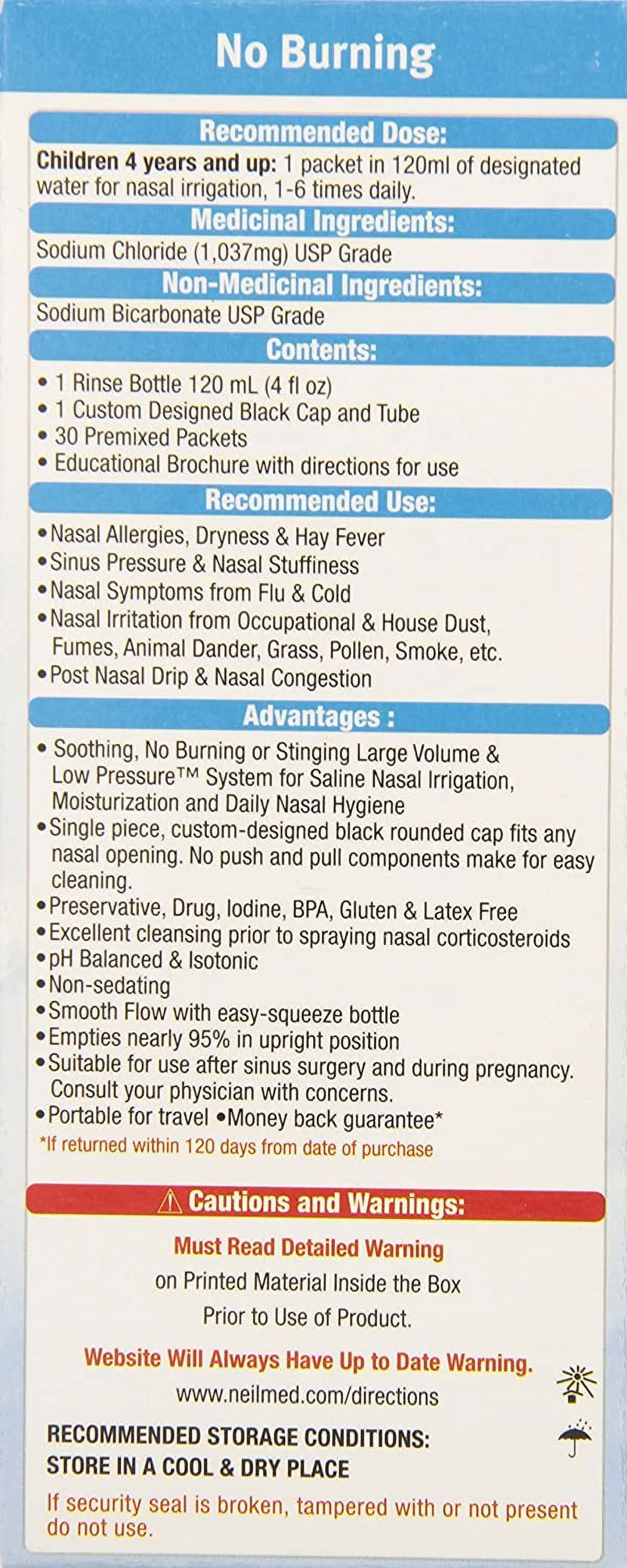 NeilMed Sinus Rinse Pediatric Starter Kit 1 Each (Pack of 2)