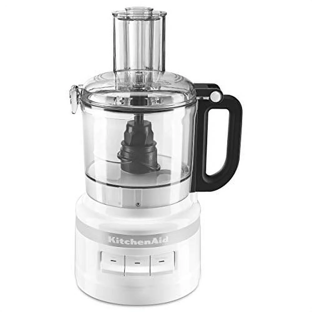 KitchenAid 7-Cup Food Processor KFP0718WH, White (Used)