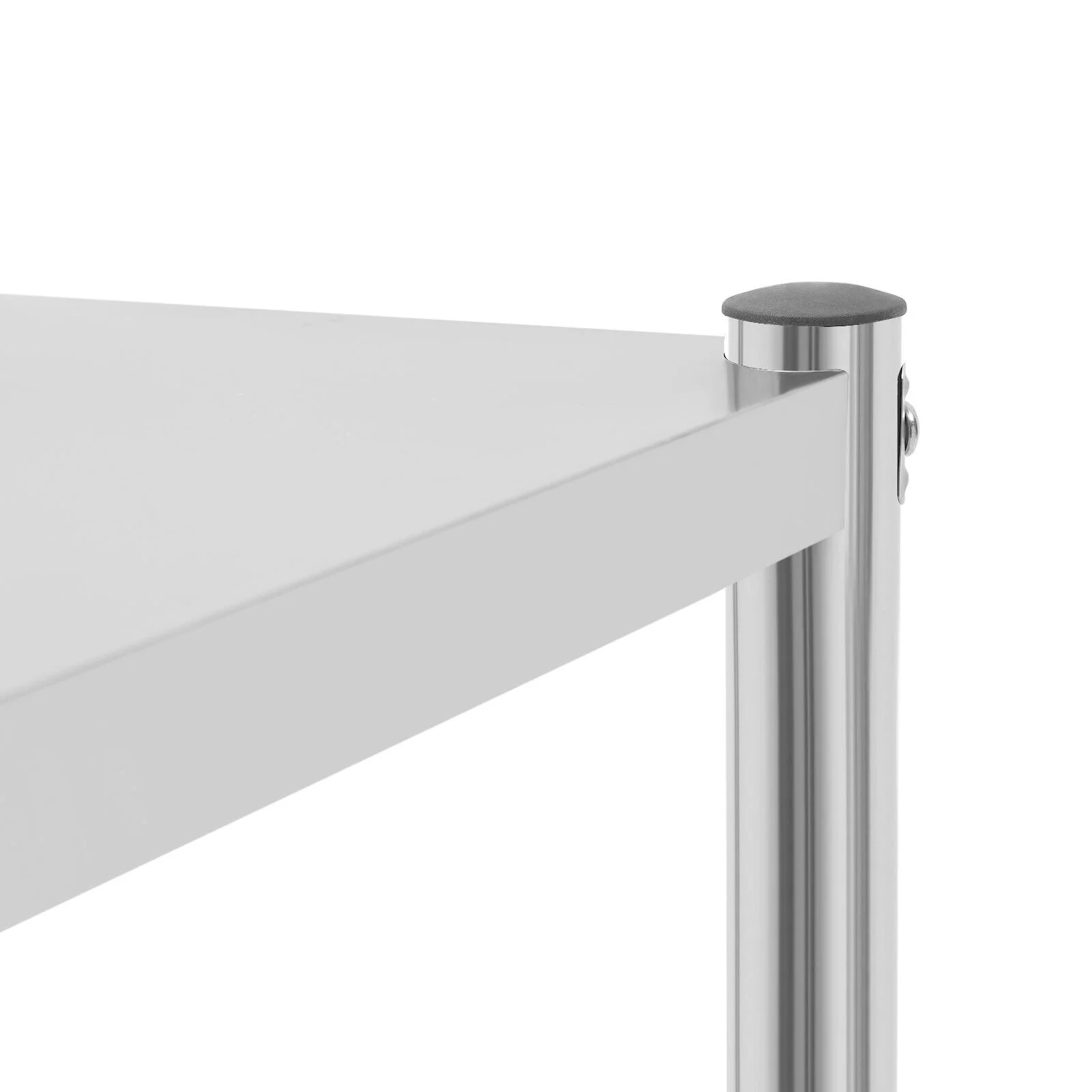 Commercial Stainless Steel Kitchen Prep Table Double Overshelf - 150*30*60cm