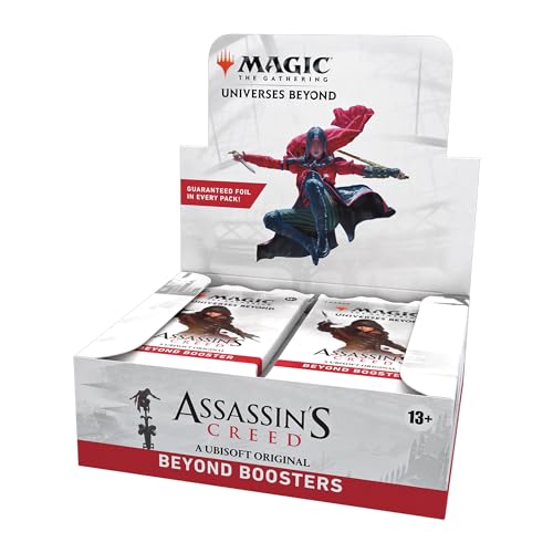 Magic: The Gathering - Assassin’s Creed Beyond Booster Box | 24 Beyond Boosters (7 Cards in Each Pack) | Collectible Trading Card Game for Ages 13+