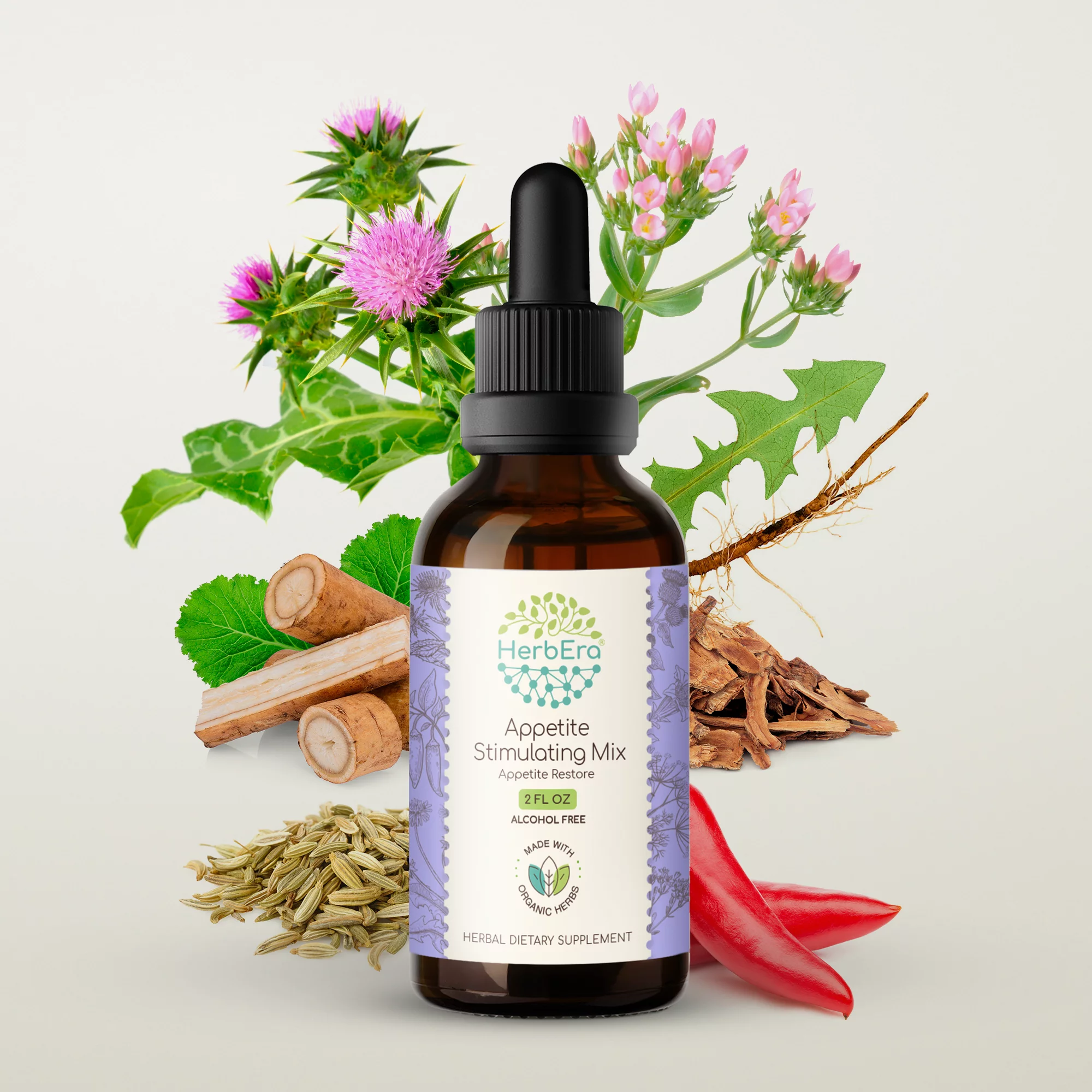 Appetite Stimulating Mix Alcohol-FREE Extract Tincture. Appetite Restore 2 oz