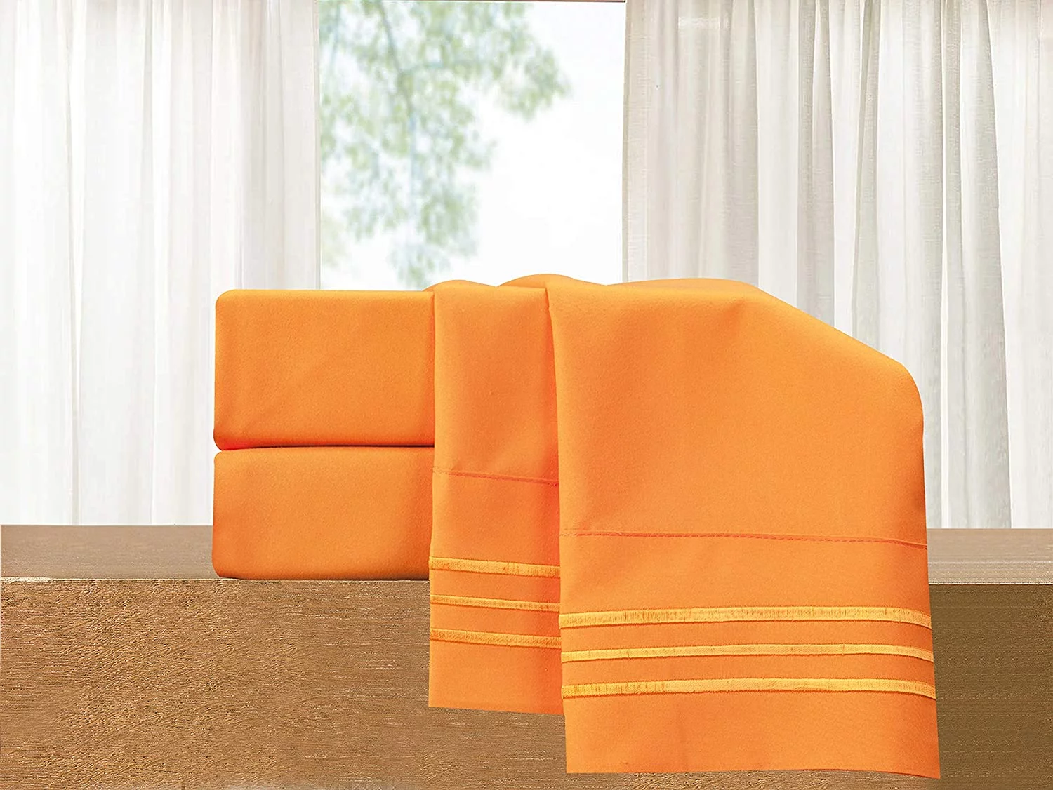 CLEARANCE Super Soft 1500 Series Sheet set, Full, Elite Orange