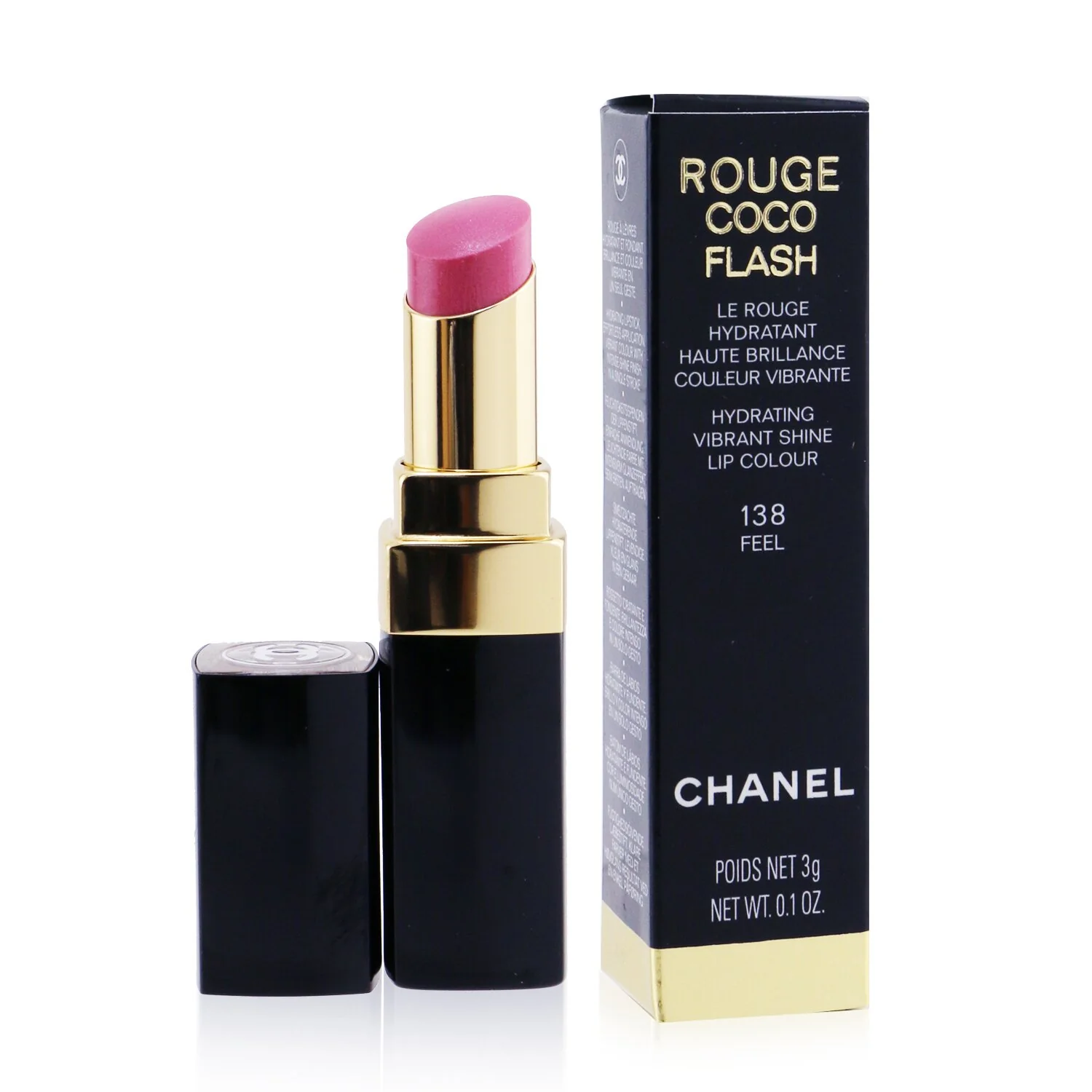 Chanel Rouge Coco Flash Hydrating Vibrant Shine Lip Colour - # 142 Crush  3g/0.1oz