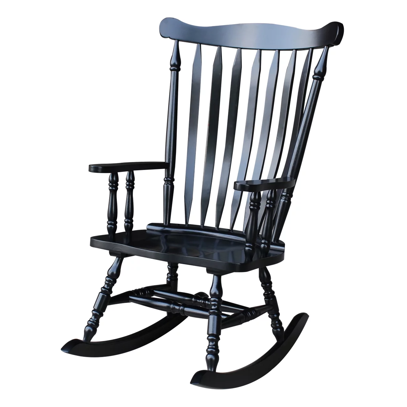 International Concepts Colonial Rocking Chair - Antique Black