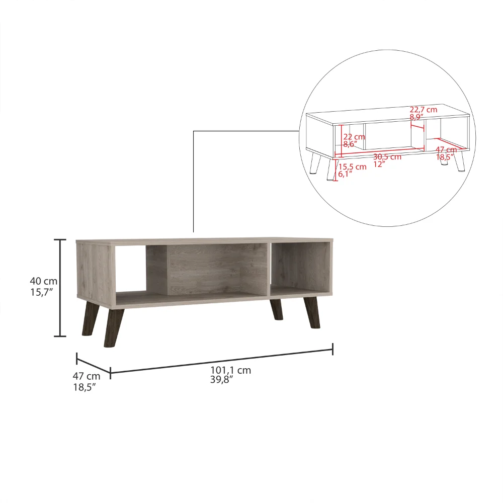 Modern Z Coffee Table - 37.5 - Elevate Your Living Space