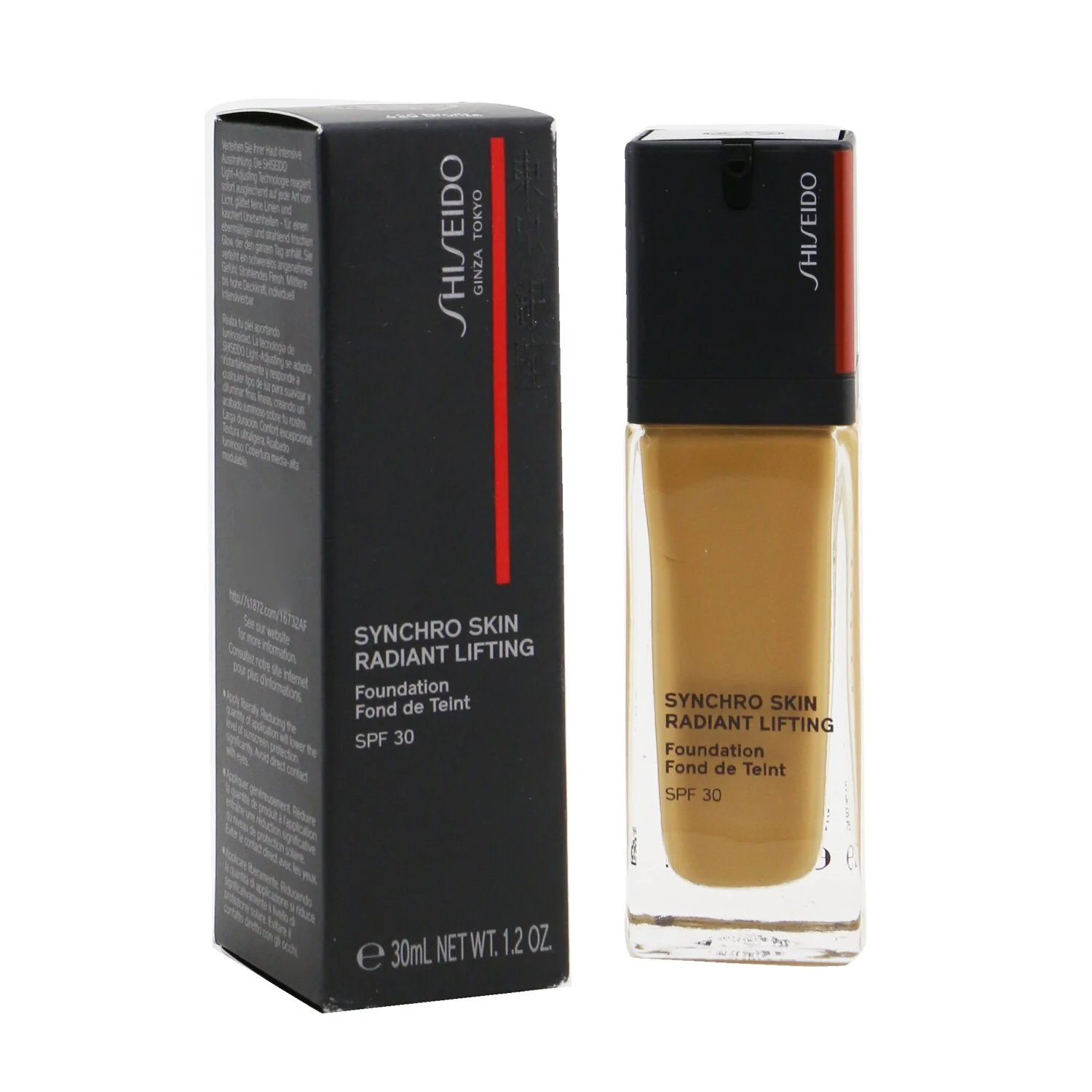 Shiseido Synchro Skin Radiant Lifting Foundation SPF 30 - # 160 Shell  30ml/1.2oz
