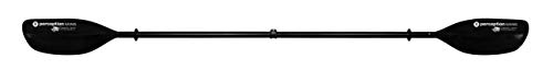 Perception Kayaks Outlaw 3-Piece Kayak Paddle | SUP - Kayak Convertible | Nylon Blade | Aluminum Shaft (90.5 in), Black (8080064)