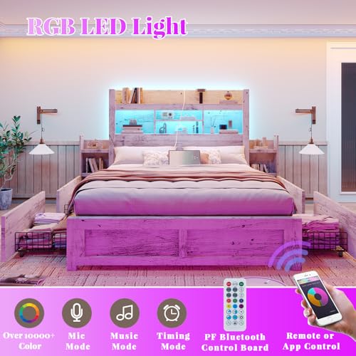 Queen Bed Frame with 49.6