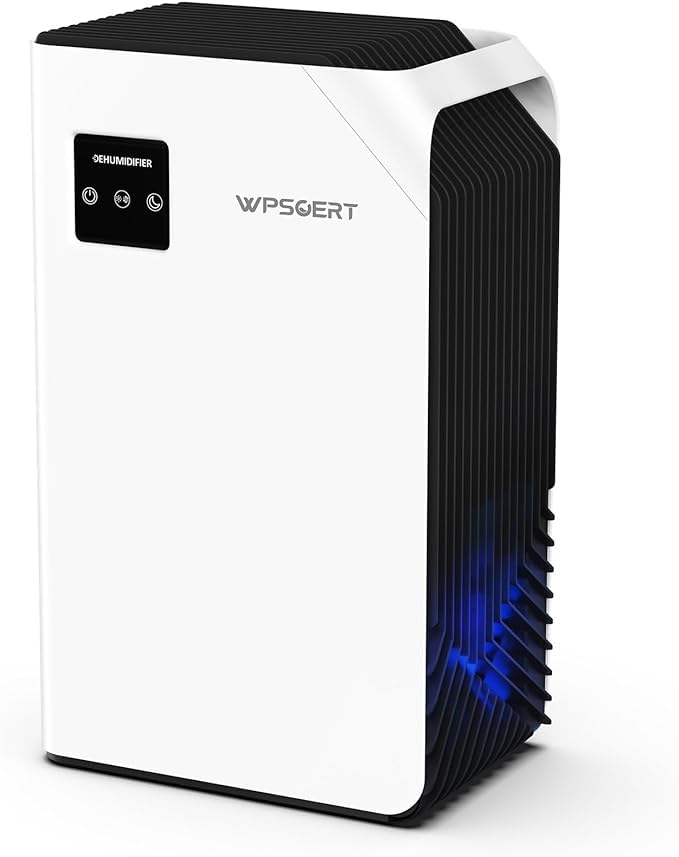 1000 sq.ft Dehumidifier, 88 oz Water Tank, Quiet Dehumidifiers for Home, Portable Dehumidifier for Bedroom, Bathroom, Basement, RV, Closet, 7 Colors LED Lights, Auto Shut Off, Drain Hose