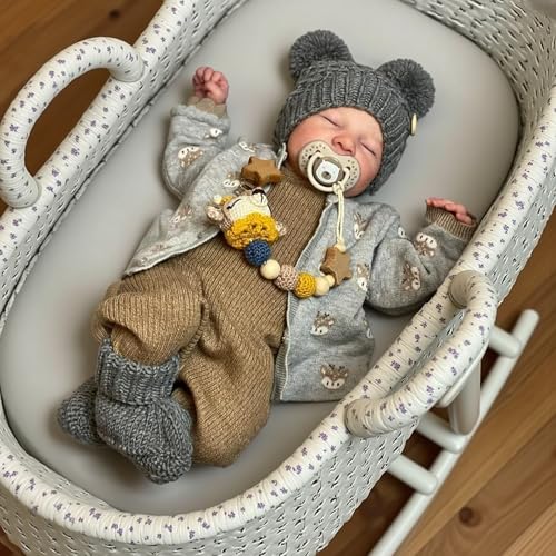 BABESIDE Realistic Reborn Baby Dolls Boy Noah, 20 Inches Soft Full Vinyl Body Realistic Baby Dolls, Real Life Baby Doll with Toy Accessories Gift Set for Kids Age 3+