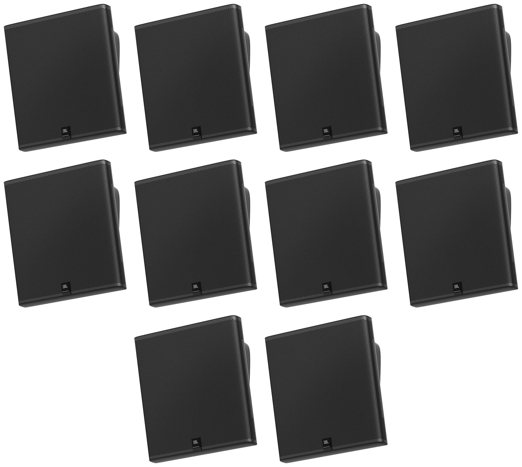 (10) JBL SLP14/T-BK Sleek Low-Profile On Wall Mount 4