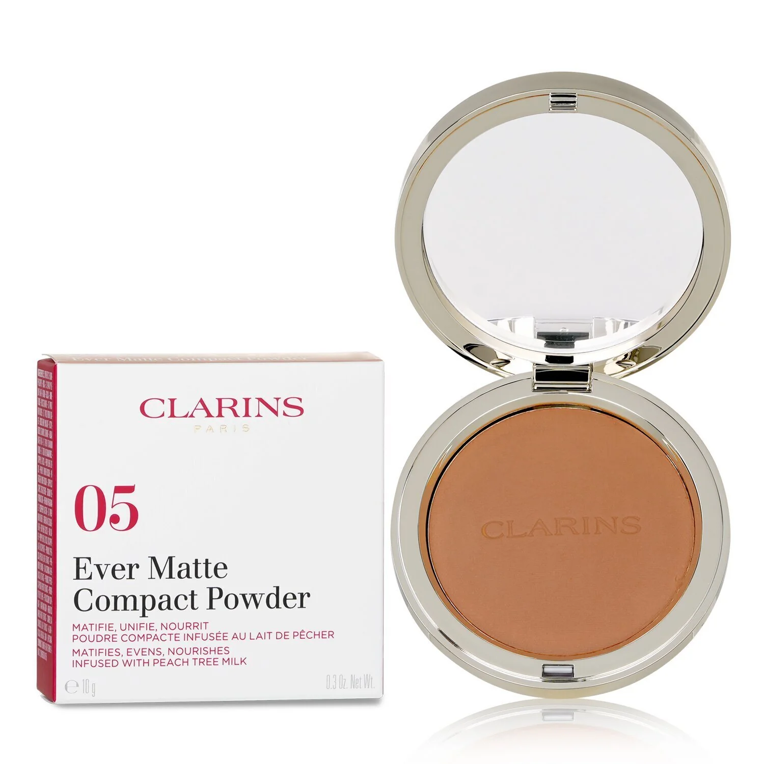 Clarins Ever Matte Compact Powder - # 05 Medium Deep  10g/0.3oz