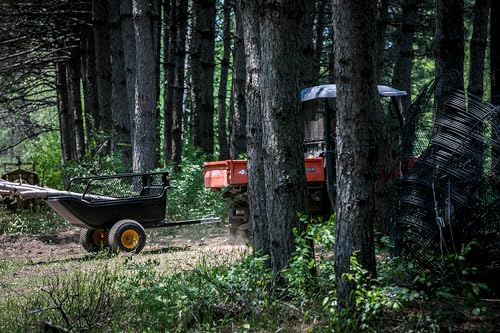 Polar TA1500 Tandem Axle Utility Trailer – 22 Cu. Ft. ATV/UTV Hauling Trailer with 1500 lb. Capacity – Rugged Rubber Wide Track Tires – Model 8262