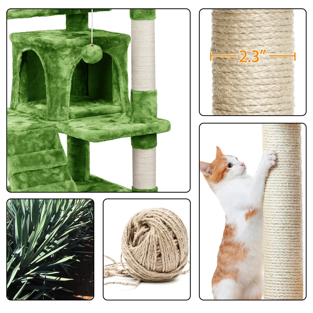 Smile Mart Upholstered 6-Level 54