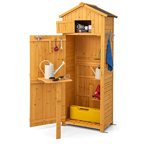 Goplus All-in-One Storage Shed, 71