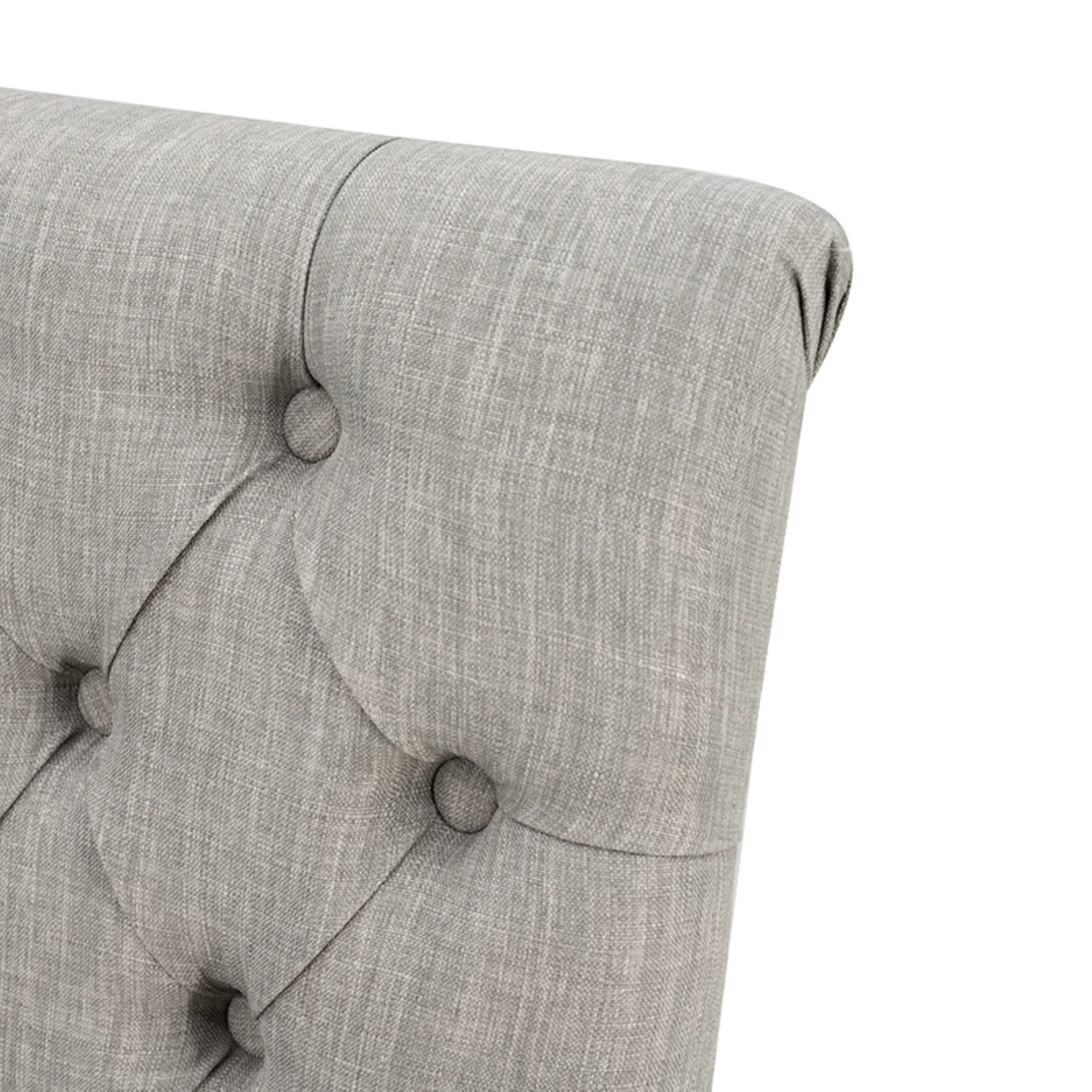 CC Home Furnishings Tufted Back Wooden Dining Chairs with Soft Cushion - 38.5