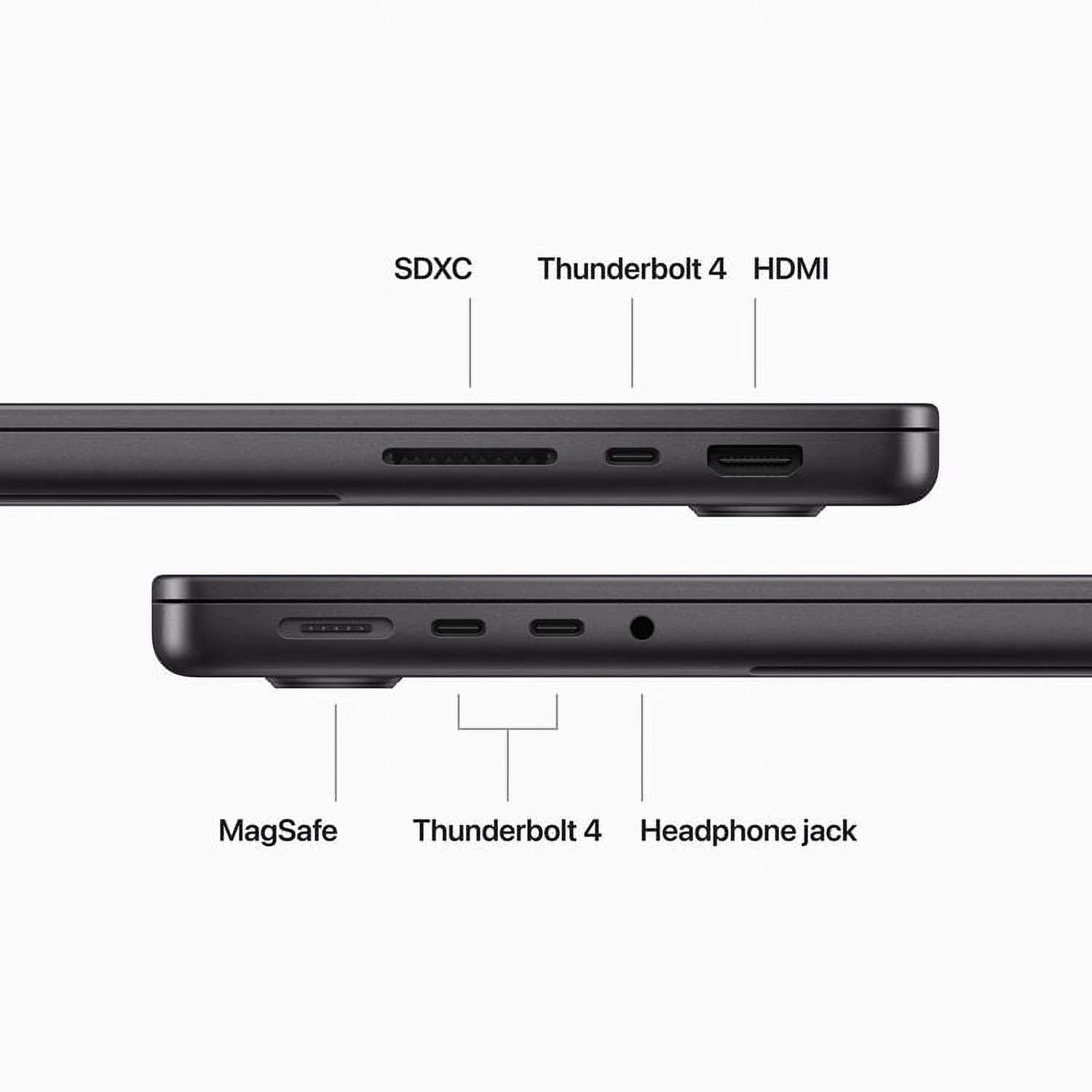 (CTO) Apple MacBook Pro 14-in - M3 Pro 11C CPU - 14C GPU, 18GB, 1TB, 70W - (Fall 23) Z1AU00299 - Space Black