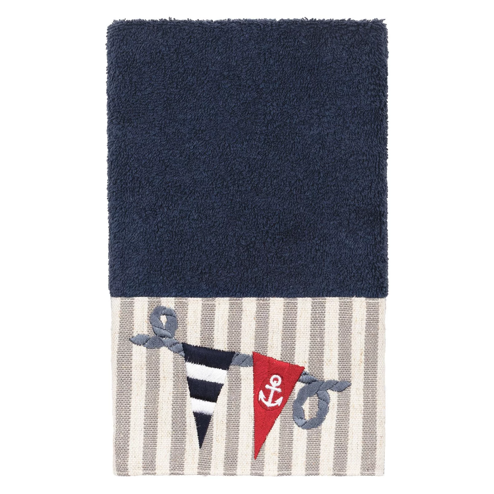 Linum Home Textiles Ethan Embellished Hand Towel