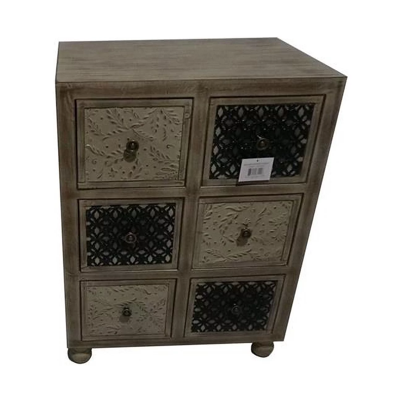 Jeco F-SF035 30 in. Wooden Cabinet with 6 Drawer