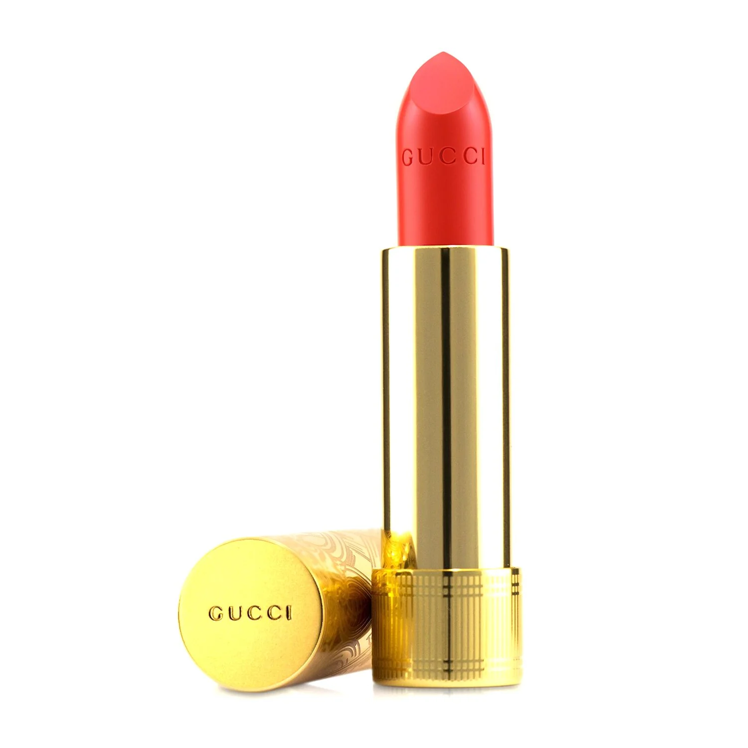 Gucci Rouge A Levres Satin Lip Colour - # 504 Myra Crimson  3.5g/0.12oz