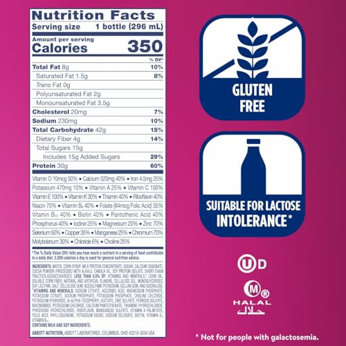 Ensure COMPLETE Vanilla Nutrition Shake, Complete, Balanced Meal Replacement, Ready To Drink, 30g Protein, 25 Vitamins & Minerals, 10 fl oz—24 Pack