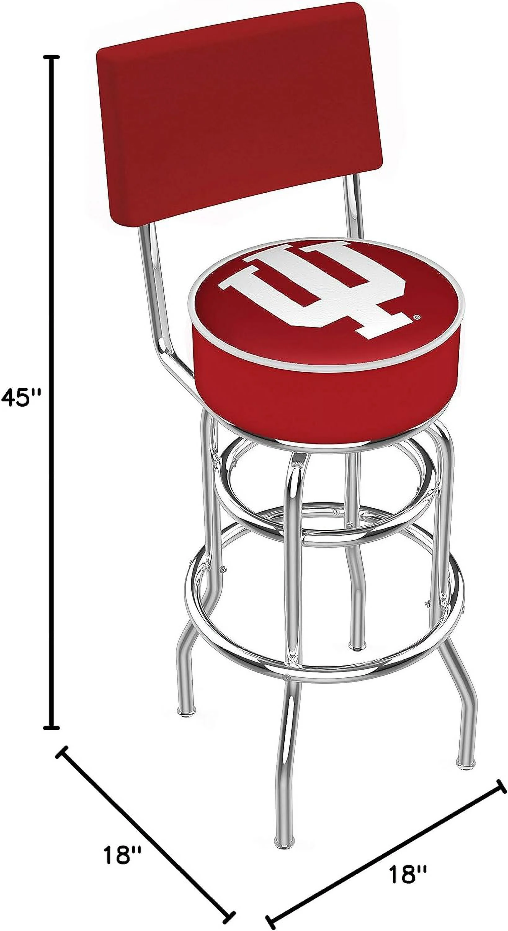 L7C4 - Chrome Double Ring Grand Valley Sae Swivel   Wih A Back By he    Company